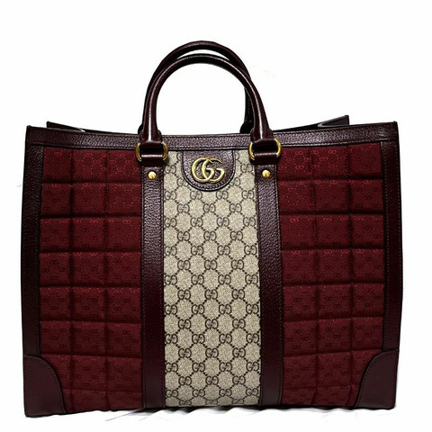 GUCCI Ophidia 大手提包 酒紅色 724665 FAB9Y 6042