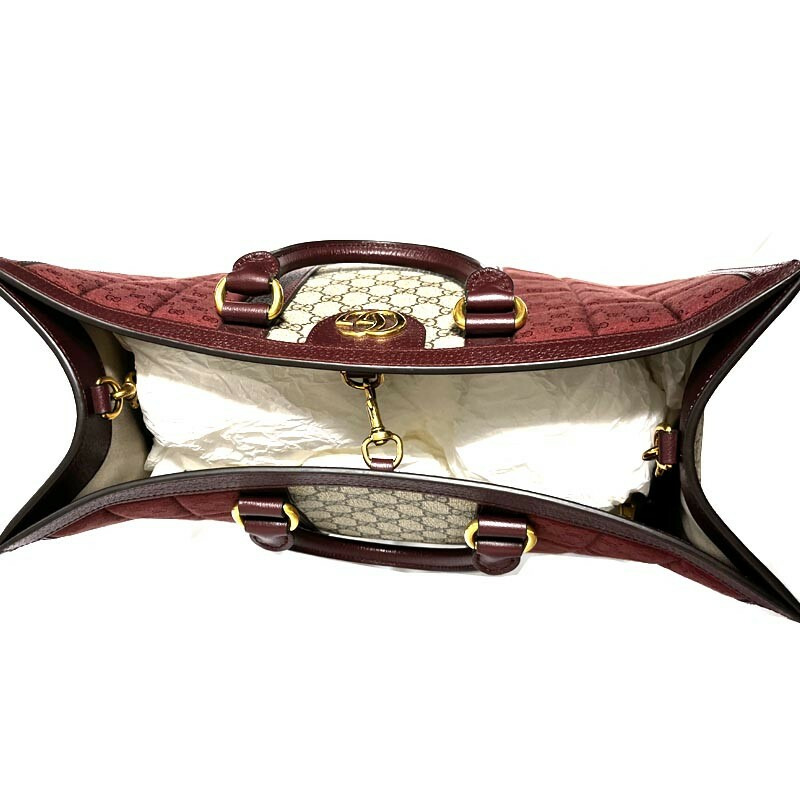 GUCCI Ophidia 大手提包 酒紅色 724665 FAB9Y 6042-8