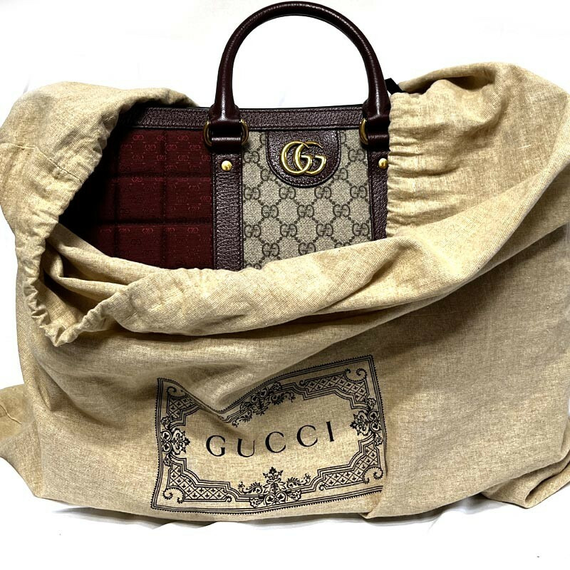 GUCCI Ophidia 大手提包 酒紅色 724665 FAB9Y 6042-12