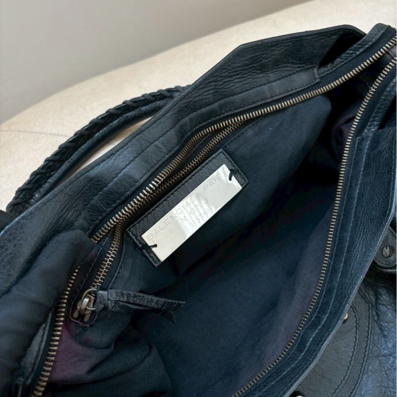 🏷️ Balenciaga 黑武士機車包-12