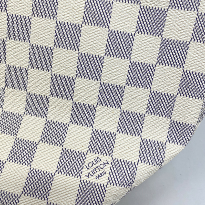 路易威登 Damier Azur Neverfull MM 手提包 N51107 白色 女士-12