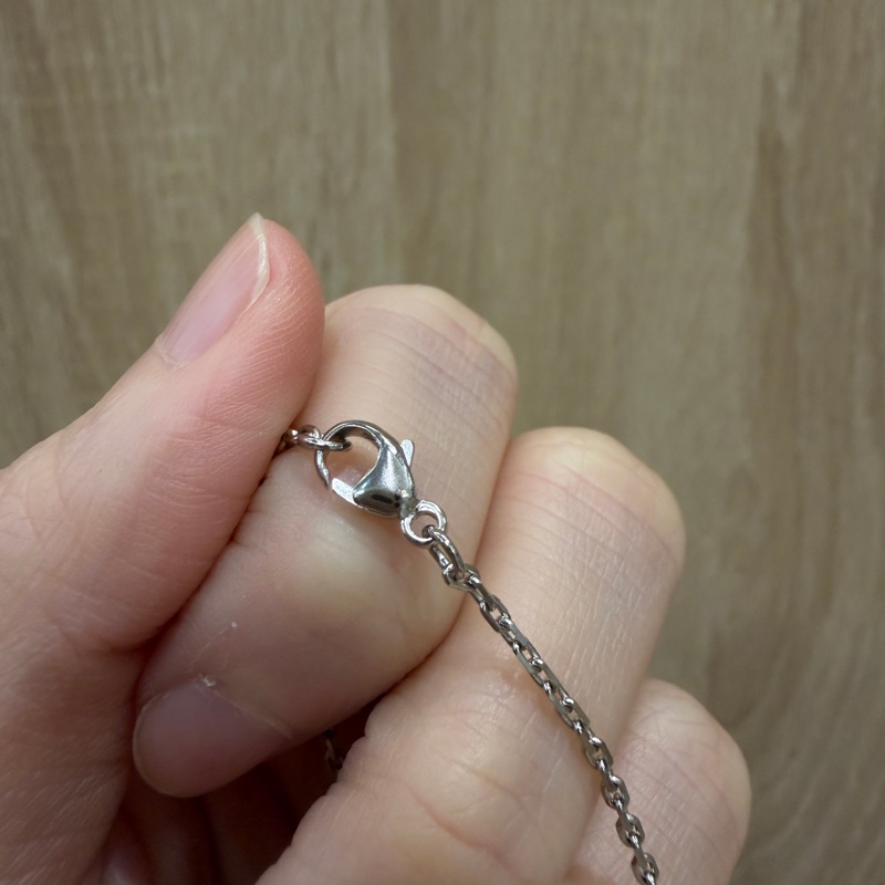 Hermes 銀鏈黑H Mini Pop H項鍊-5