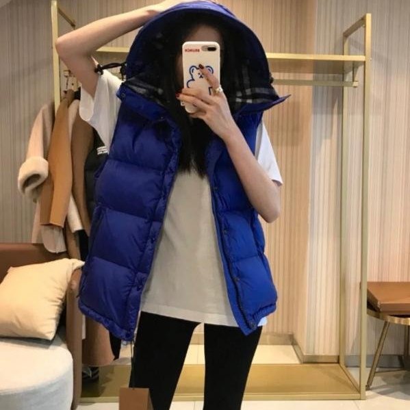 💎Han's house精品服飾💎Burberry 羽絨 連帽 外套 可拆變 背心 原價55000-4