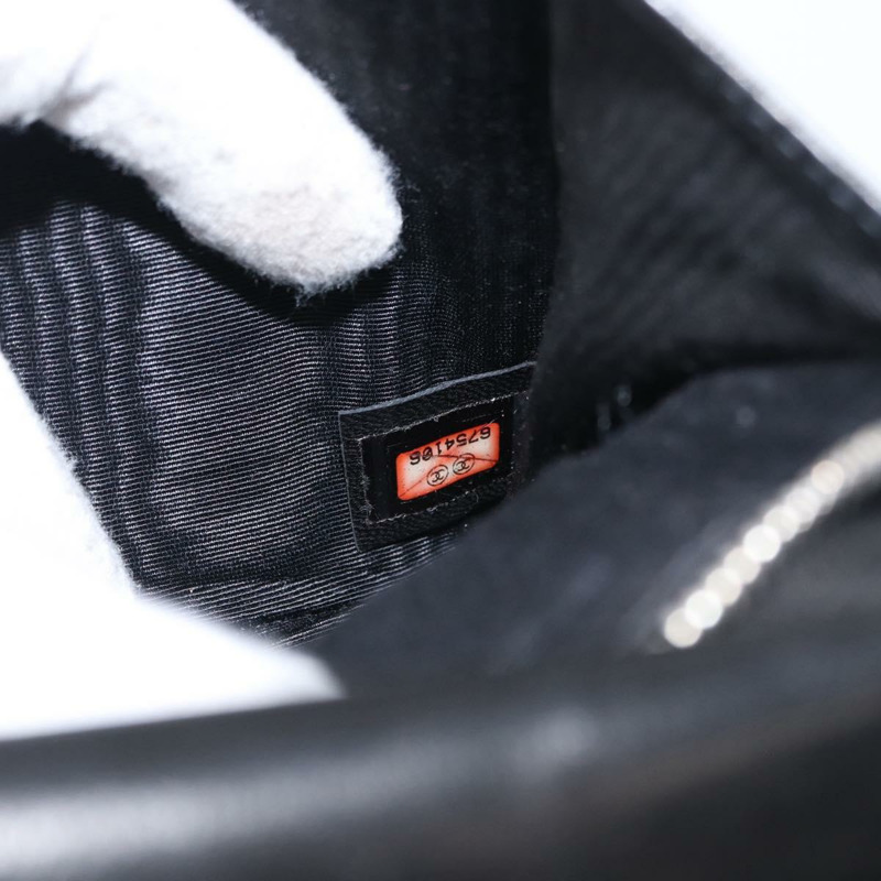 【日本直送】香奈兒 Choco Bar 鏈條肩背包,漆皮黑色銀色雙C標誌,貨號 153210-11