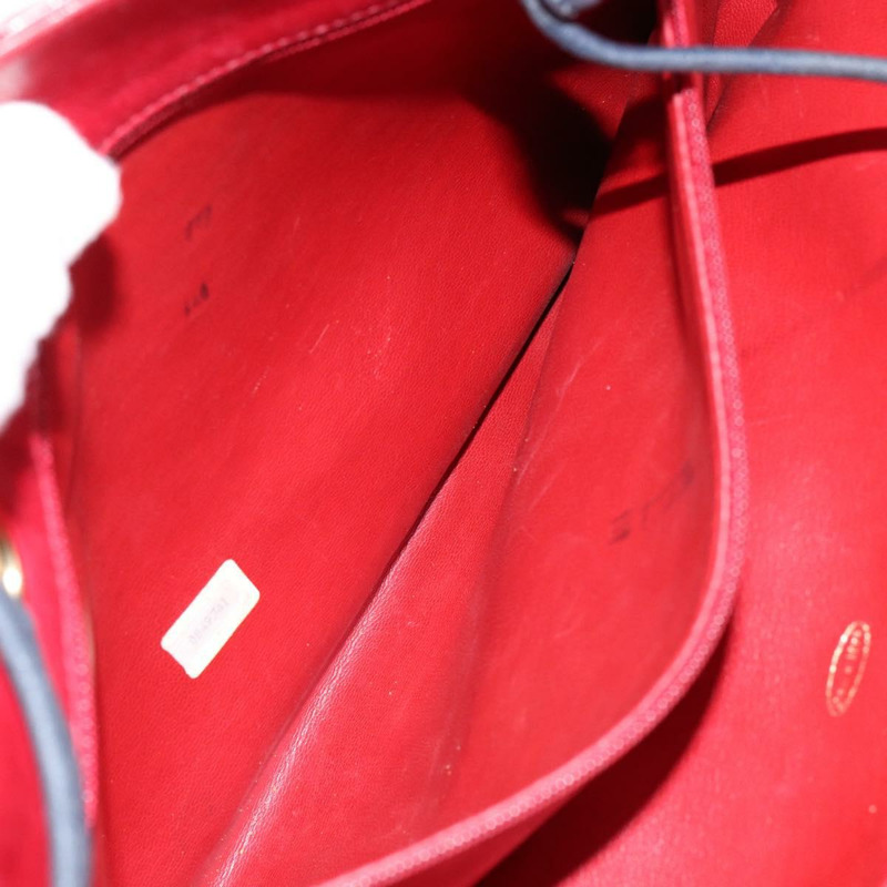 【日本直送】香奈兒 Bicolore 鏈條肩背包，羊皮材質，紅色金色雙C標誌，正品編號 154767-25