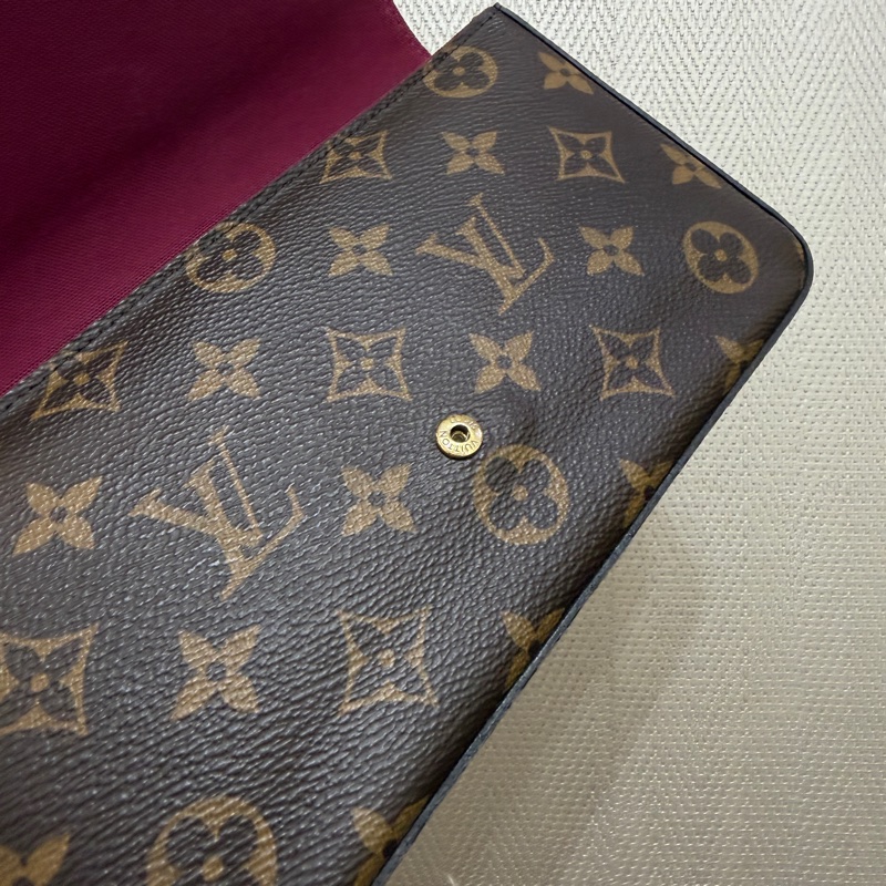 LV 原花金釦三合一鍊包M81896-10
