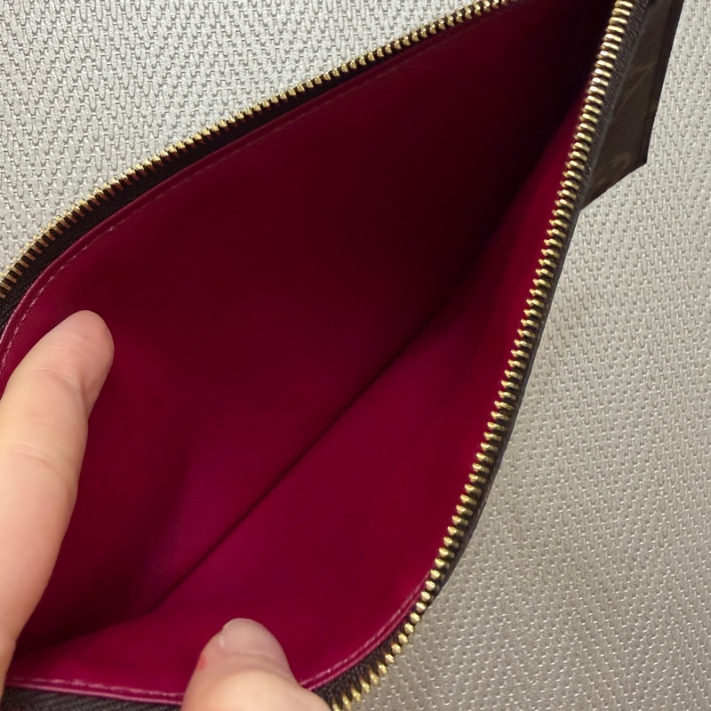 LV 原花金釦三合一鍊包M81896-18