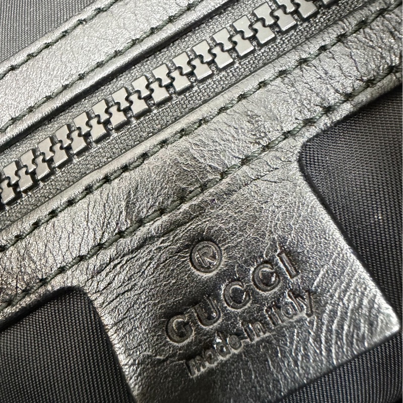 gucci 古馳 黑色 尼龍 帆布 虎頭 條紋 後背包 雙肩包 肩背包-28