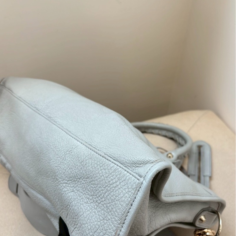 🏷️ Balenciaga 霧霾藍機車包-6