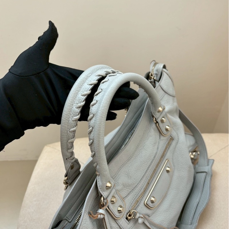 🏷️ Balenciaga 霧霾藍機車包-11