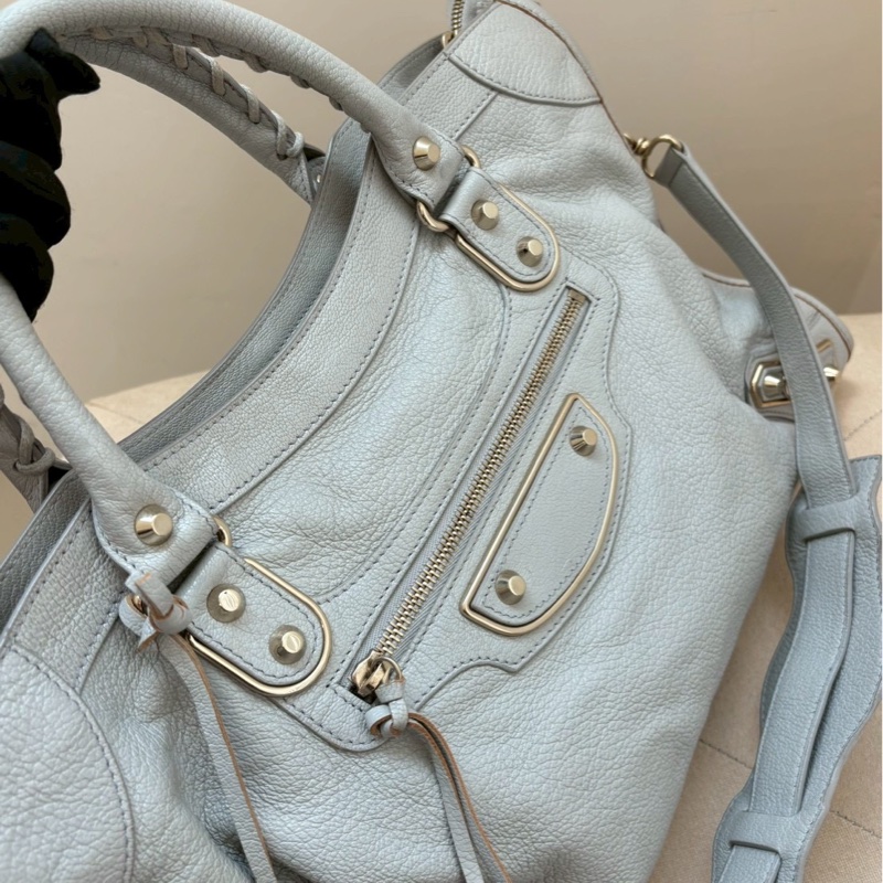 🏷️ Balenciaga 霧霾藍機車包-21