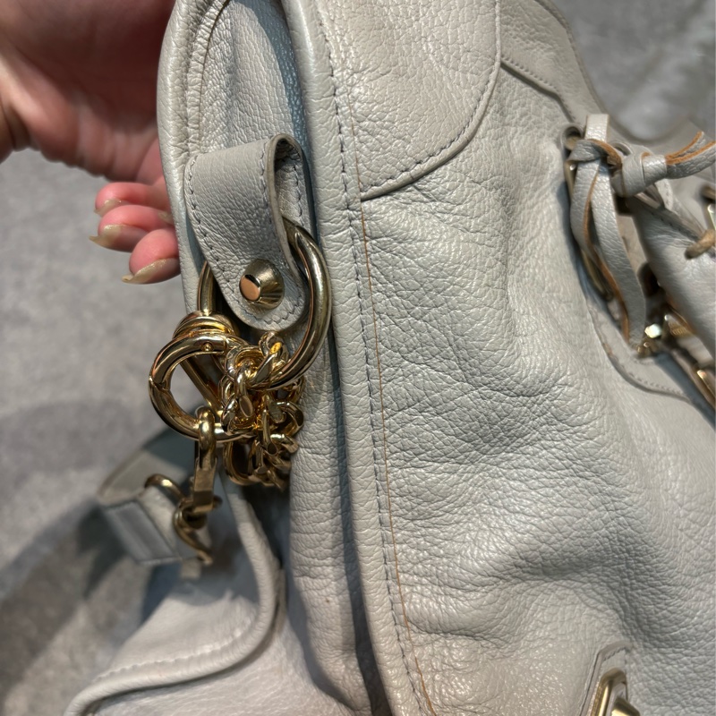 🏷️ Balenciaga 霧霾藍機車包-23