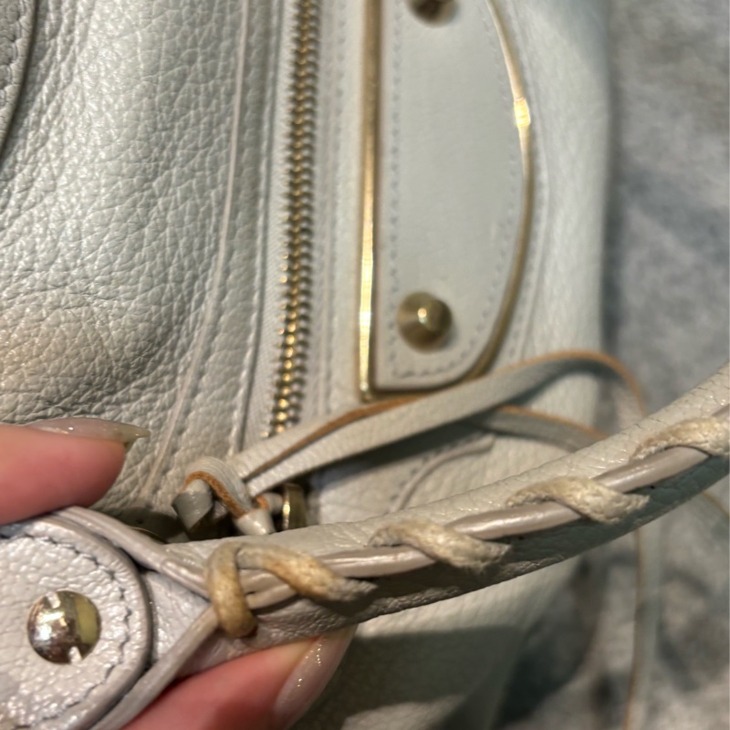 🏷️ Balenciaga 霧霾藍機車包-25