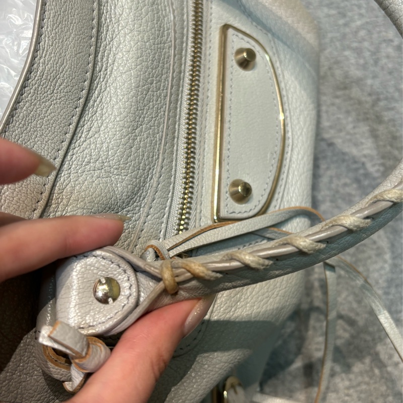 🏷️ Balenciaga 霧霾藍機車包-26