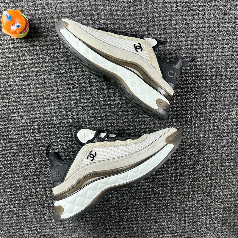 97新Chanel香奈兒熊貓運動鞋 尺碼：37.5 碼雙C小金扣低調奢華 熊貓配色-4