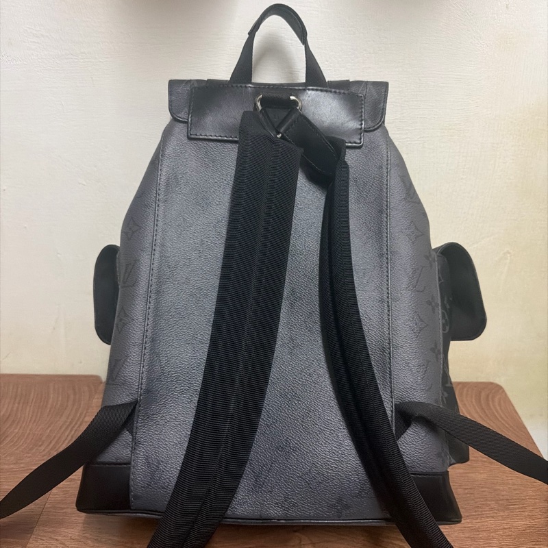 LV Christopher PM 後背包 黑灰老花 芯片款 M46331-8