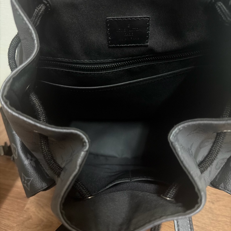 LV Christopher PM 後背包 黑灰老花 芯片款 M46331-10