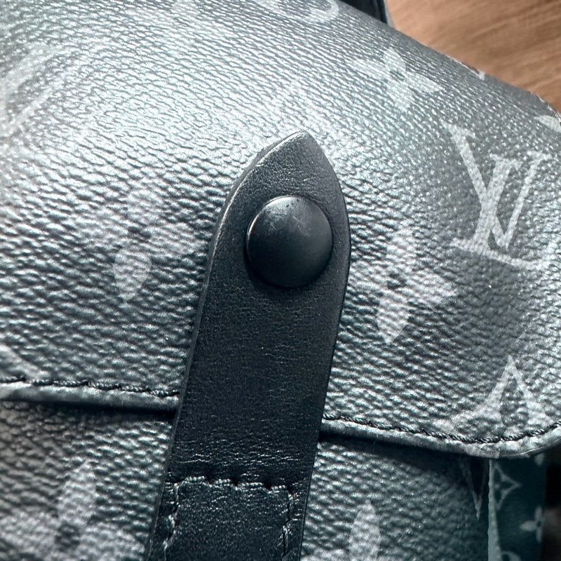 LV Christopher PM 後背包 黑灰老花 芯片款 M46331-16