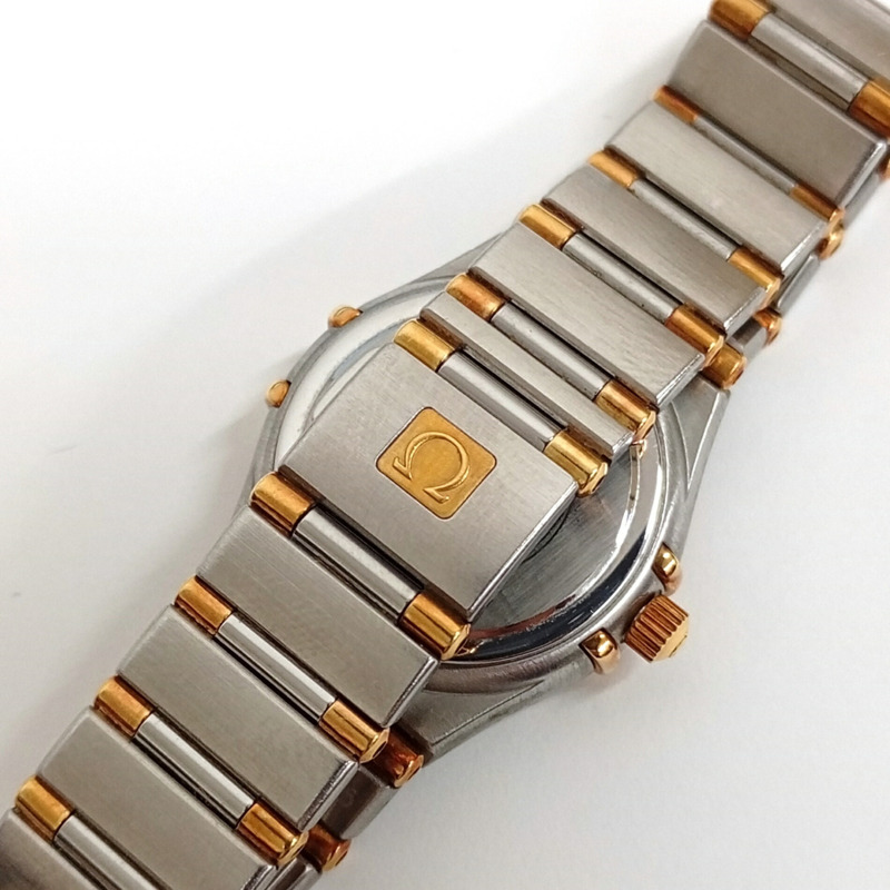 歐米茄星座系列鑽石錶圈腕錶，型號895.1203，雙色錶盤，搭載1456型機芯-4