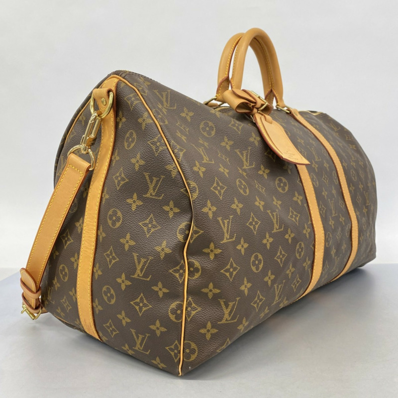 路易威登 Monogram Keepall Bandouliere 55 波士頓包 M41414 棕色 男女款-1