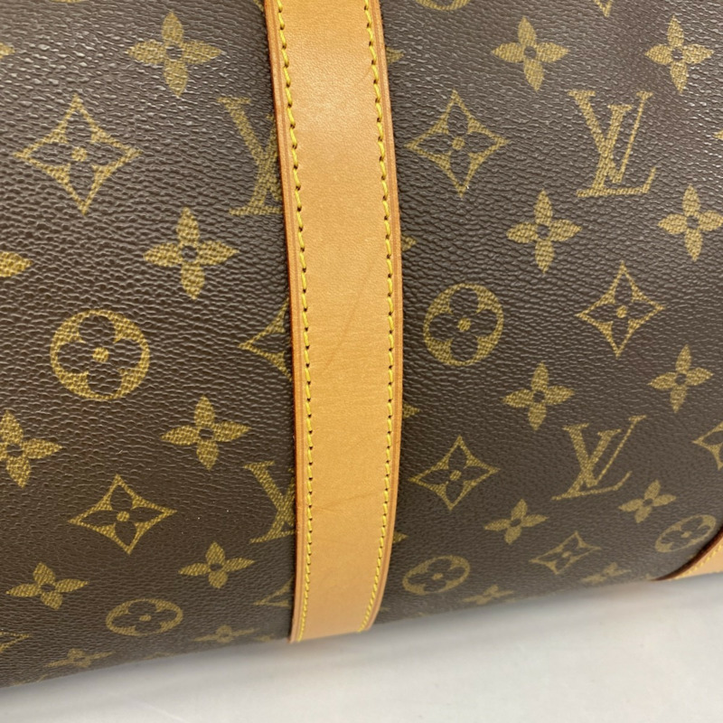 路易威登 Monogram Keepall Bandouliere 55 波士頓包 M41414 棕色 男女款-13