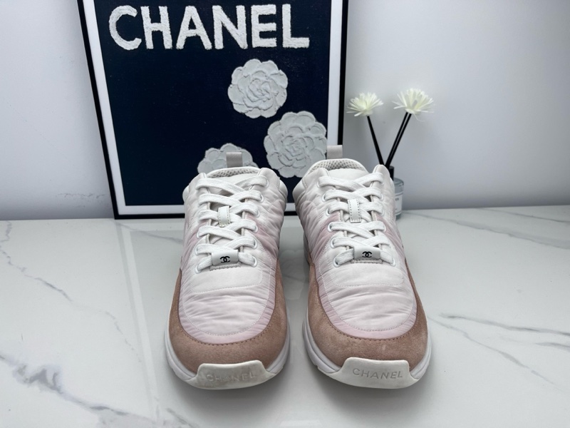 Chanel香奈兒 淡粉色運動鞋 39碼-0