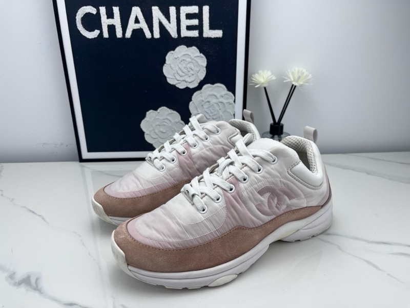 Chanel香奈兒 淡粉色運動鞋 39碼-3
