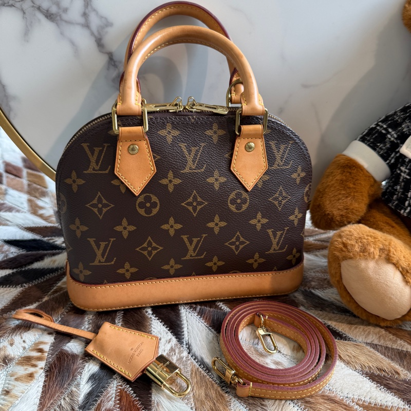 LV Alma BB 原花紋小款艾瑪包 貝殼包/手提斜背包-1