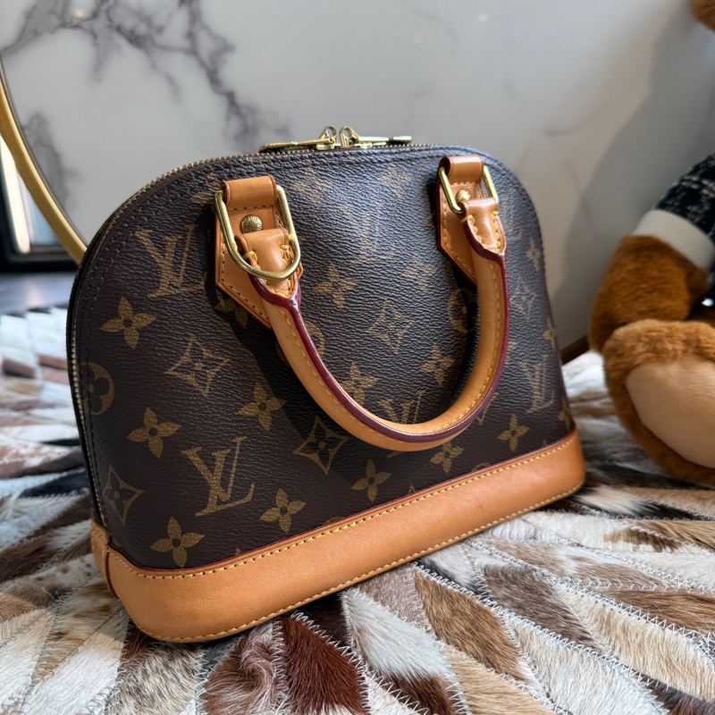 LV Alma BB 原花紋小款艾瑪包 貝殼包/手提斜背包-4