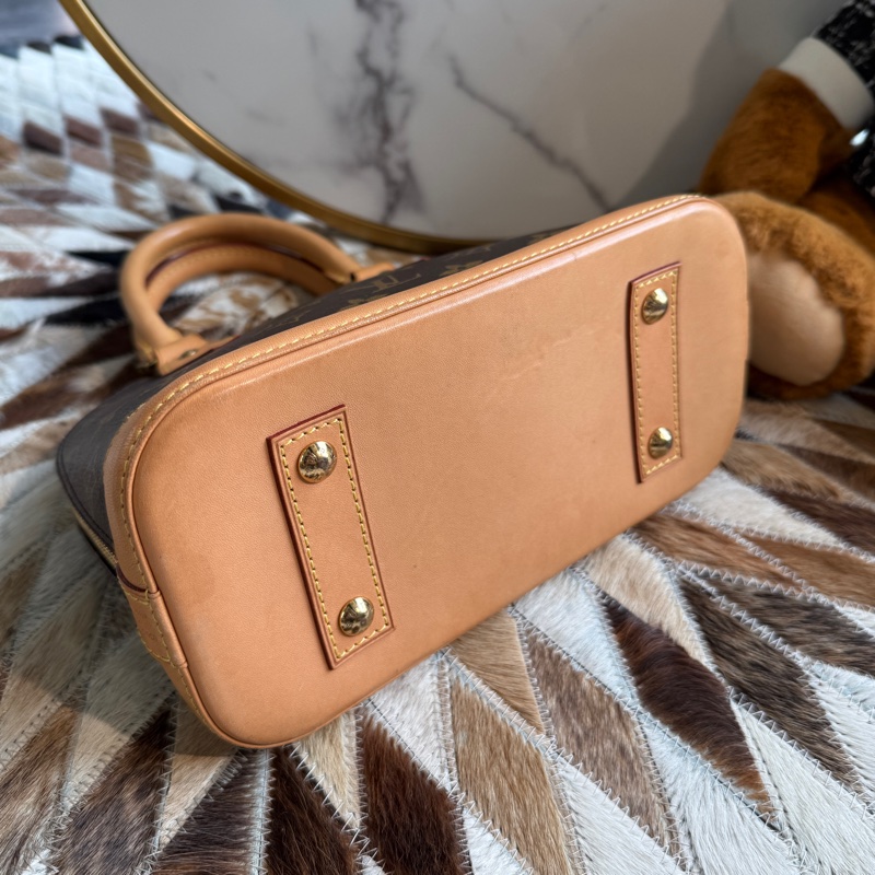 LV Alma BB 原花紋小款艾瑪包 貝殼包/手提斜背包-6