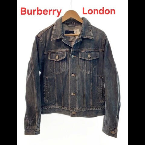 M碼／日本進口二手／Burberry London ／牛仔外套