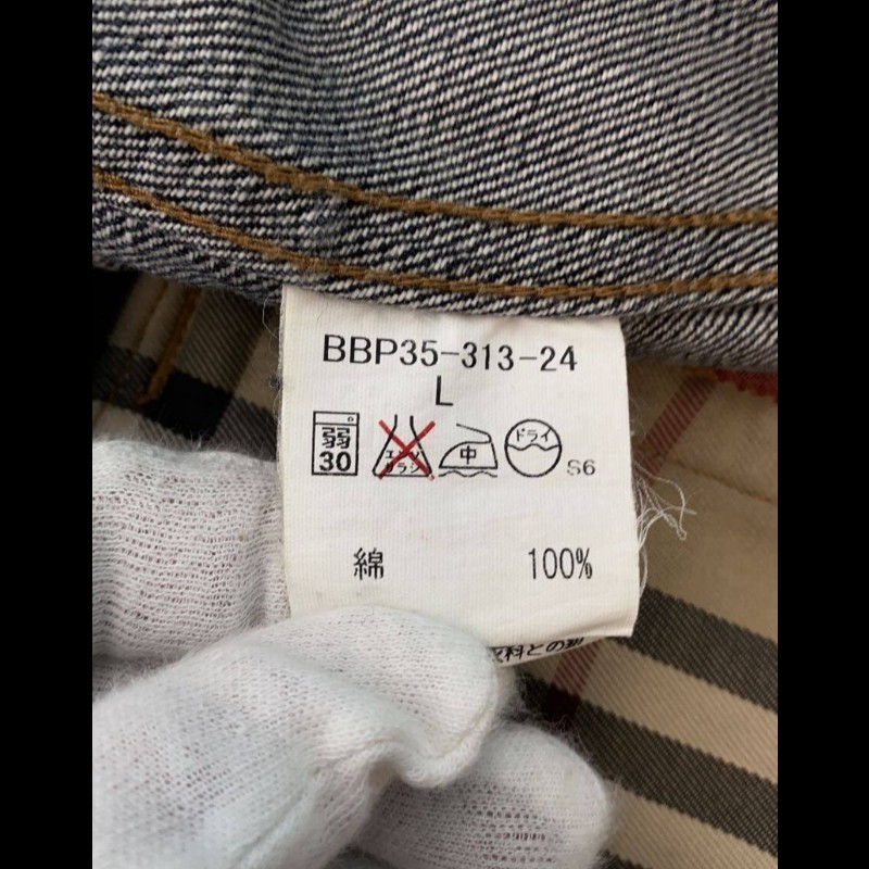 M碼/日本進口二手/Burberry London /牛仔外套-5