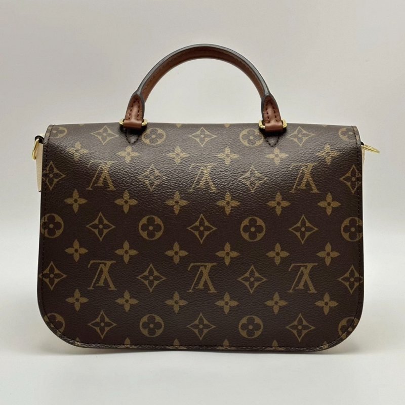 LV 經典老花Vaugirard手提肩背斜背鎖頭包芯片款26*19*9 98新配件塵袋鎖-2