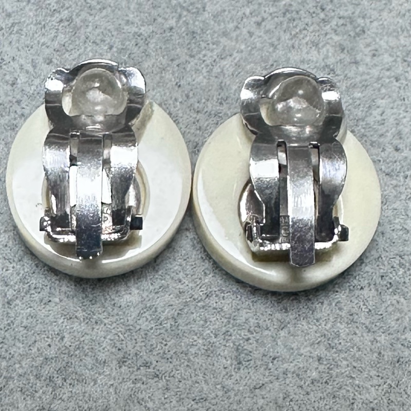 《絕版稀有品》Chanel花卉印花耳夾 稀有絕版款耳夾（2004典藏款）-6