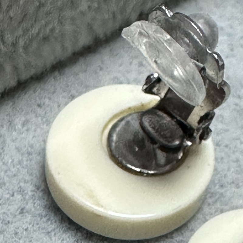 《絕版稀有品》Chanel花卉印花耳夾 稀有絕版款耳夾（2004典藏款）-11