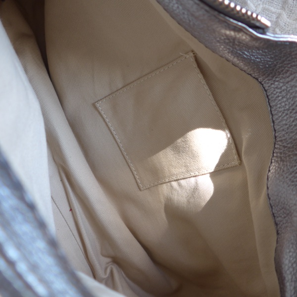 Chloe Paddington帕丁頓銀色金屬質感鎖頭包-10