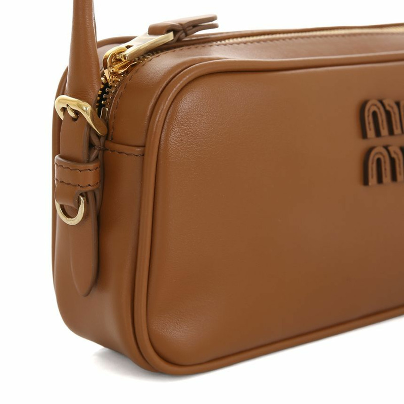 MIU MIU 標誌性Logo干邑色單肩包 25FW 5NE024 AF8W F0046-6
