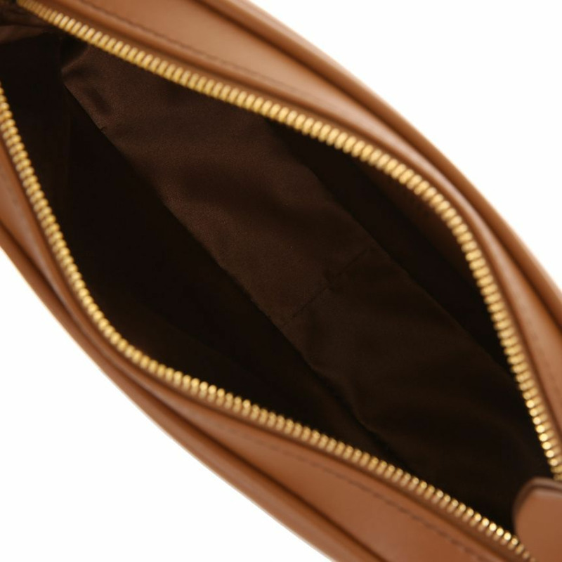 MIU MIU 標誌性Logo干邑色單肩包 25FW 5NE024 AF8W F0046-8