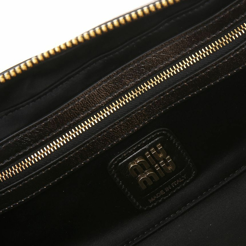 MIU MIU 小號單肩包,採用骨紋納帕皮革製成 25FW 5BB173 AF6P F0201-7