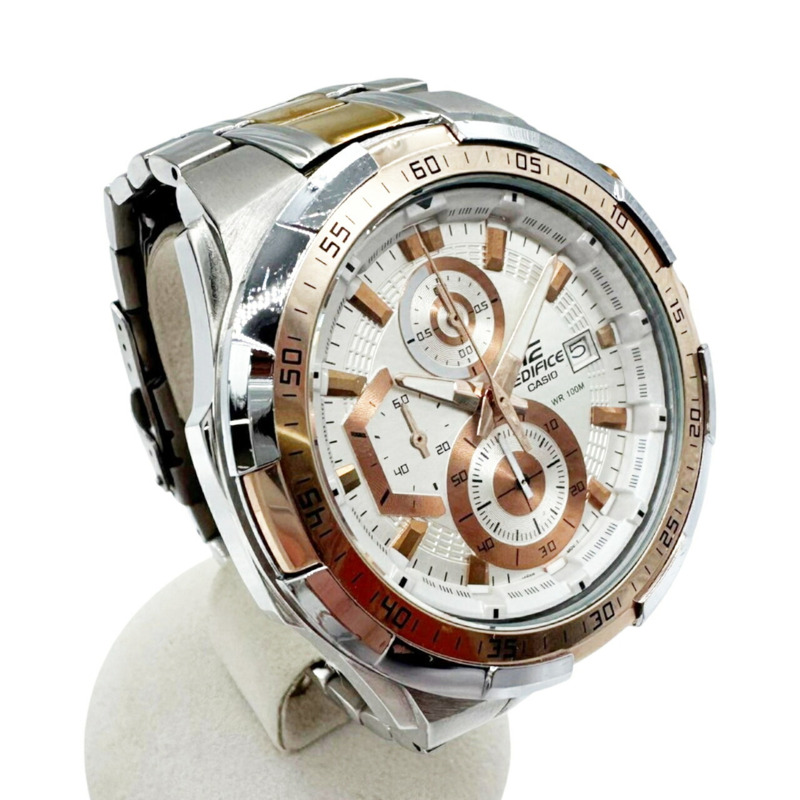 卡西歐 EDIFICE EFR-539G-7A5 男士石英模擬日期手錶-1