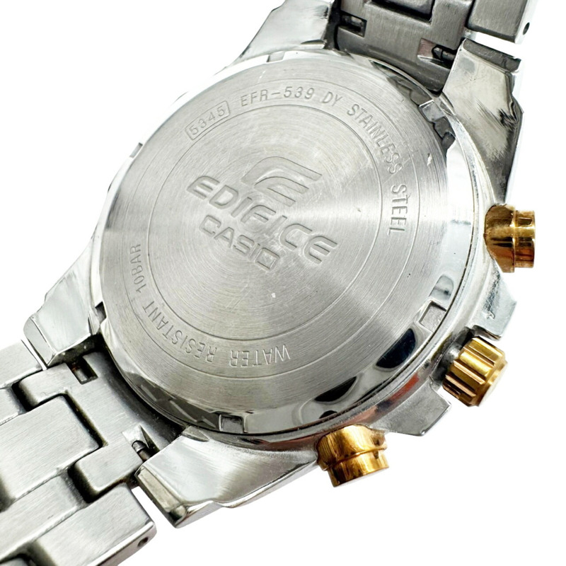 卡西歐 EDIFICE EFR-539G-7A5 男士石英模擬日期手錶-7