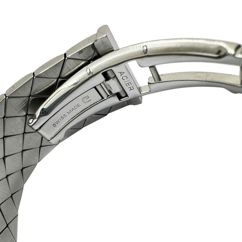 香奈兒 (CHANEL) 絎縫石英腕錶，不鏽鋼錶殼，黑色錶盤，女士款，型號 H0009，黑色/銀色-6