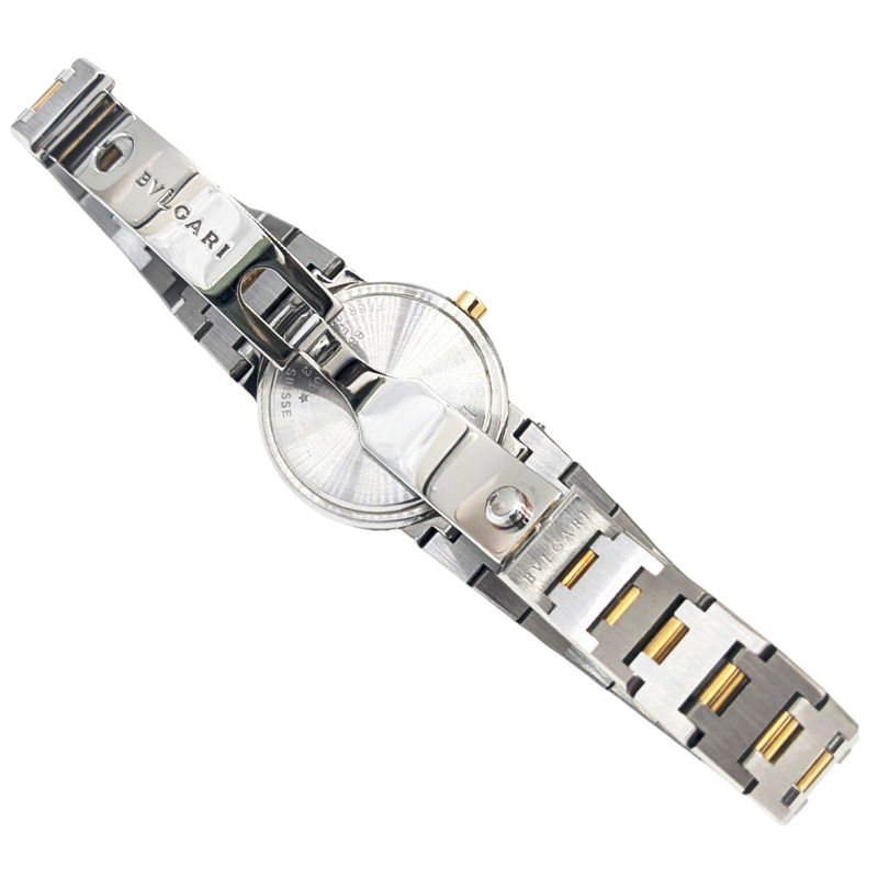 寶格麗 SS 18KYG BB26SGD 黑色錶盤石英女錶-7