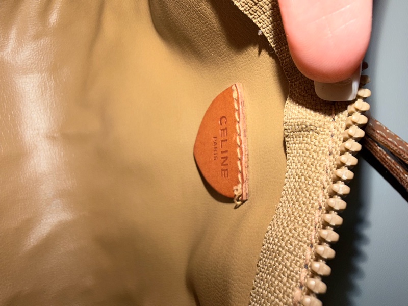 CELINE中古老花斜孭袋-3