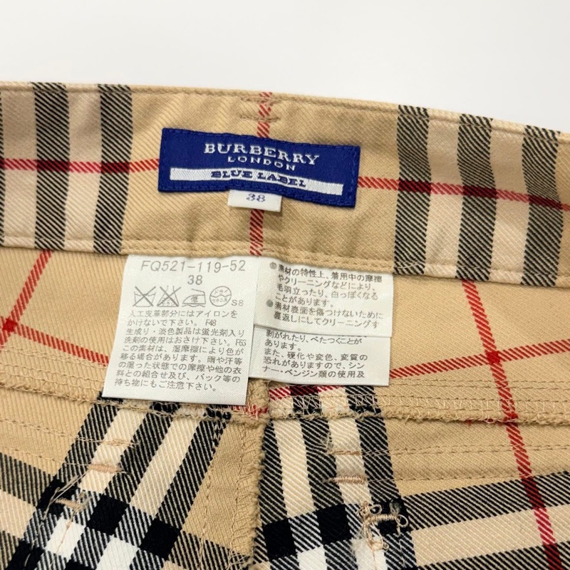 Burberry 藍標 金扣米格經典彈性戰馬長褲-9