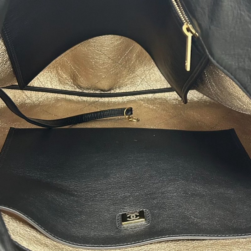 CHANEL22P春夏系列菱格紋牛皮手提肩背斜背包36*41*8 98新配件塵袋-8