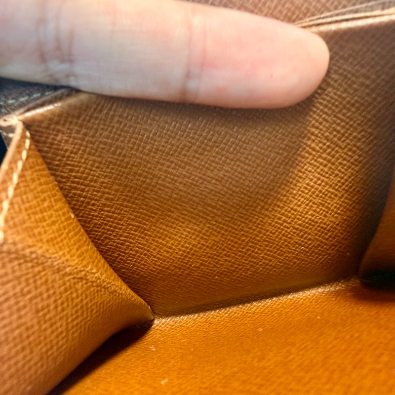 ✔️LV Louis Vuitton 路易威登 Monogram M61667 老花金釦拉鏈短夾-22