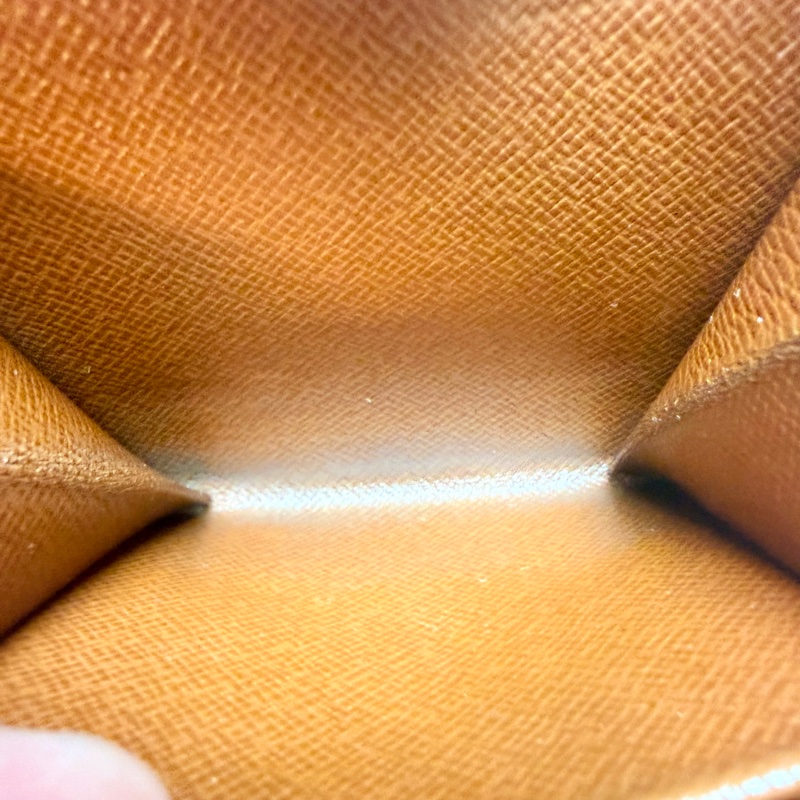 ✔️LV Louis Vuitton 路易威登 Monogram M61667 老花金釦拉鏈短夾-23