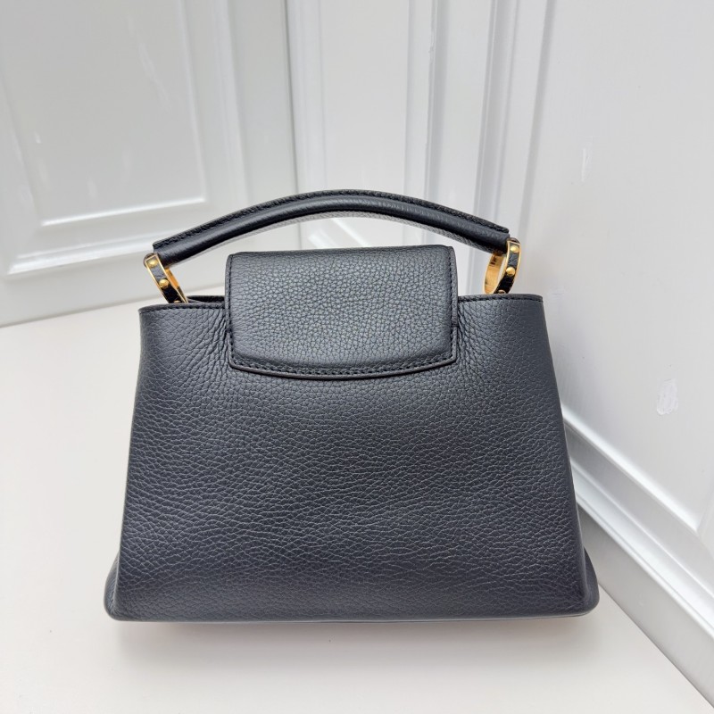 LV路易威登Capucines BB 黑色牛皮經典黑金款-2