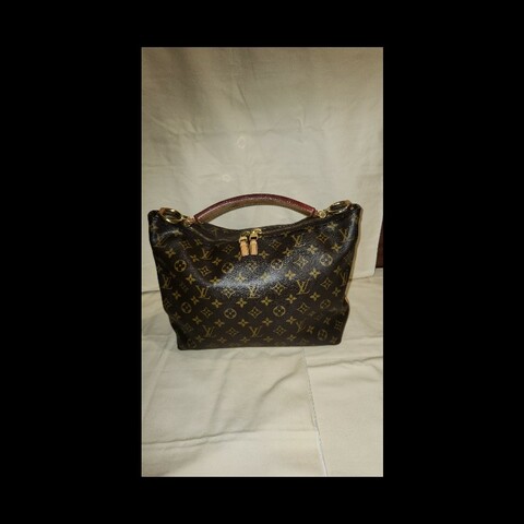 LV monogram sully pm 單肩包棕色